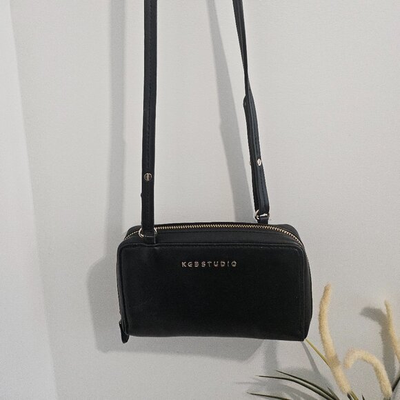 KGB studio black shoulder purse - Picture 3 of 7